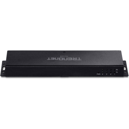 TRENDnet TU-S4 4-Port USB to Serial RS232 Hub Black