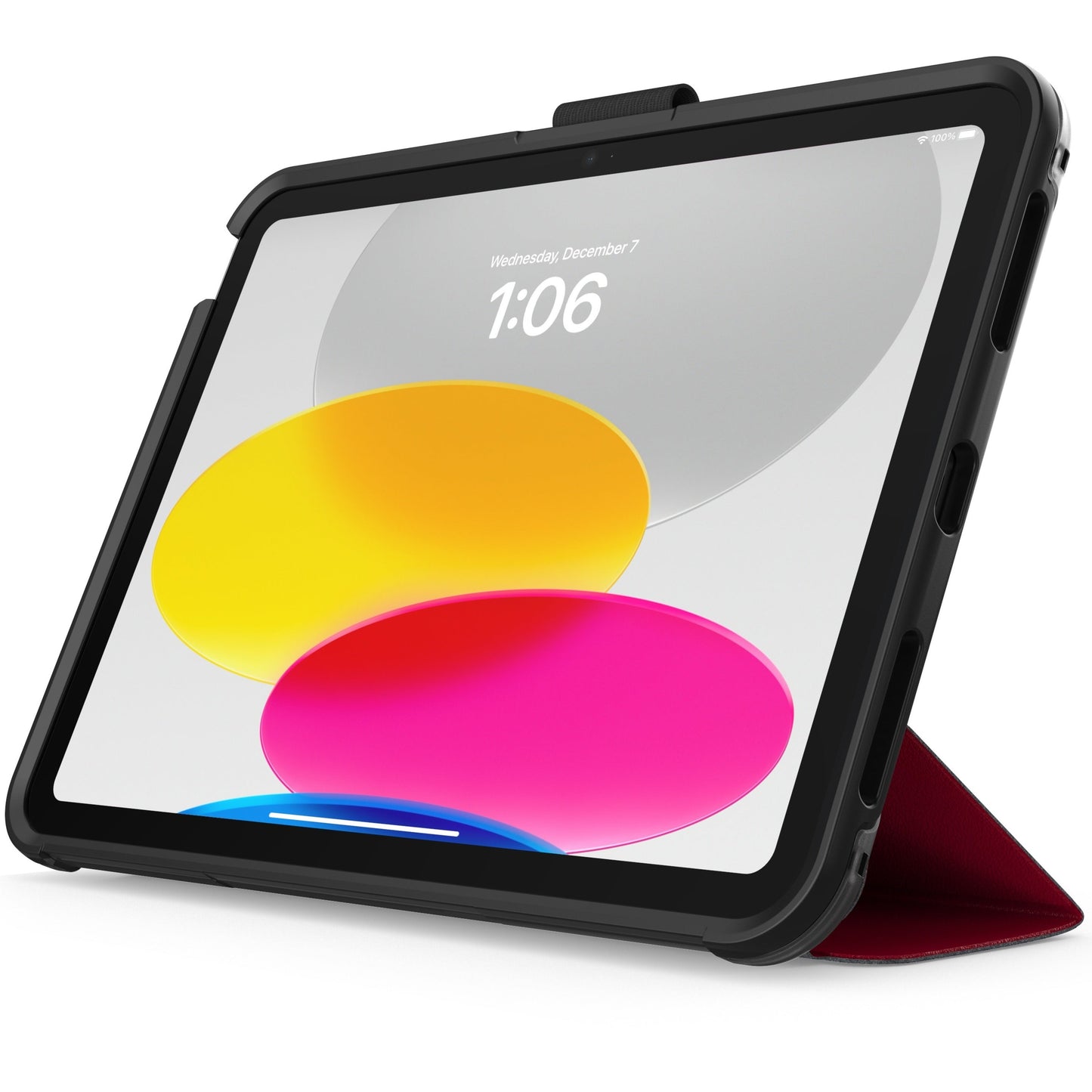 OtterBox Symmetry Series Folio Carrying Case (Folio) for 10.9" Apple iPad (10th Generation) Tablet - Ruby Sky