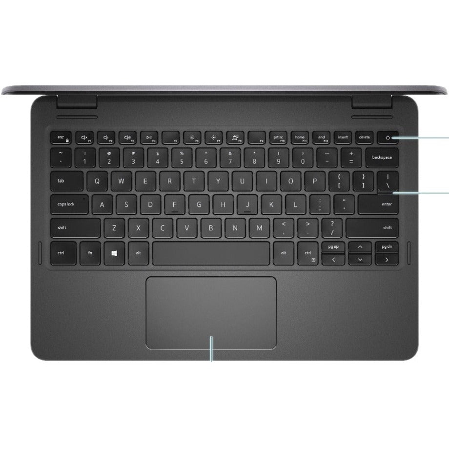 Dell Latitude 3000 3120 11.6" Notebook - HD - 1366 x 768 - Intel Pentium N6000 Quad-core (4 Core) 1.10 GHz - 4 GB Total RAM - 4 GB On-board Memory - 128 GB SSD - Titan Gray