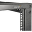 Rocstor SolidRack 25U Adjustable Depth Open Frame 4 Post Rack w/ Casters