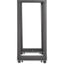 Rocstor SolidRack 25U Adjustable Depth Open Frame 4 Post Rack w/ Casters