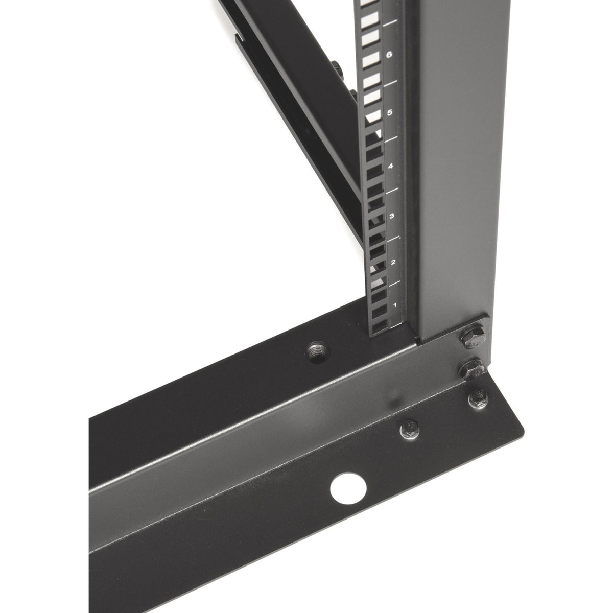 Rocstor SolidRack 25U Adjustable Depth Open Frame 4 Post Rack w/ Casters