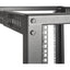 Rocstor SolidRack 25U Adjustable Depth Open Frame 4 Post Rack w/ Casters