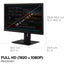 ViewSonic VG2240 22 Inch 1080p Ergonomic Monitor with Integrate USB Hub HDMI DisplayPort VGA Inputs for Home and Office