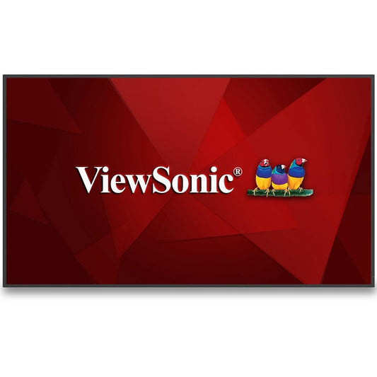 ViewSonic CDE4330 43" 4K UHD Wireless Presentation Display 24/7 Commercial Display with Portrait Landscape USB C Wifi/BT Slot RJ45 and RS232