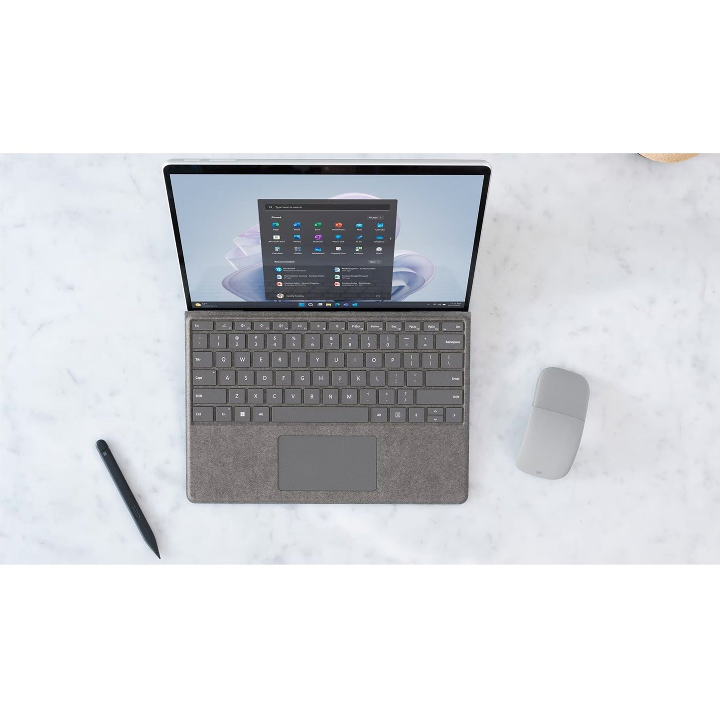 Microsoft Surface Pro 9 Tablet - 13" - Core i5 12th Gen i5-1245U Deca-core (10 Core) - 8 GB RAM - 128 GB SSD - Windows 11 Pro 64-bit - Platinum