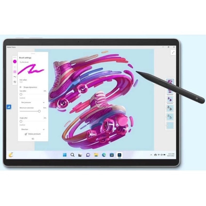 Microsoft Surface Pro 9 Tablet - 13" - Core i5 12th Gen i5-1245U Deca-core (10 Core) - 8 GB RAM - 512 GB SSD - Windows 11 Pro 64-bit - Platinum