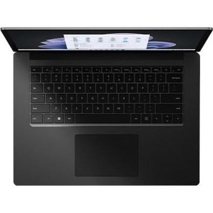 Microsoft Surface Laptop 5 15" Touchscreen Notebook - 2496 x 1664 - Intel Core i7 12th Gen i7-1265U - Intel Evo Platform - 16 GB Total RAM - 512 GB SSD - Matte Black