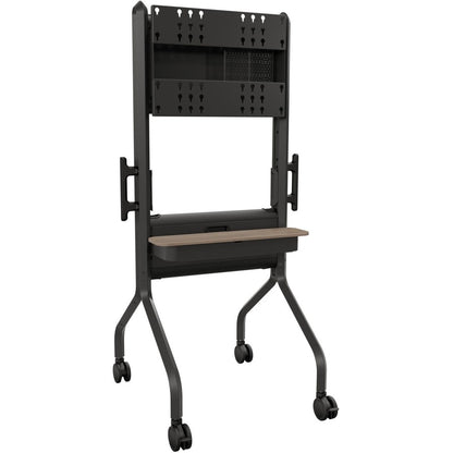 Chief Voyager Height Adjustable AV Cart - For 50-75" LCD Displays - Black