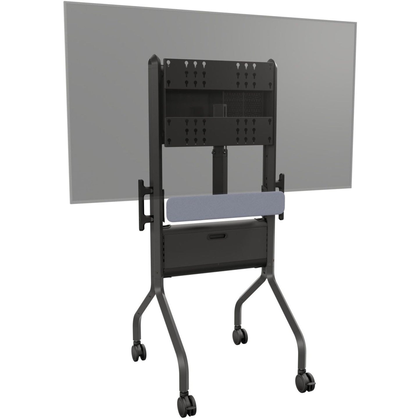 Chief Voyager Height Adjustable AV Cart - For 50-75" LCD Displays - Black