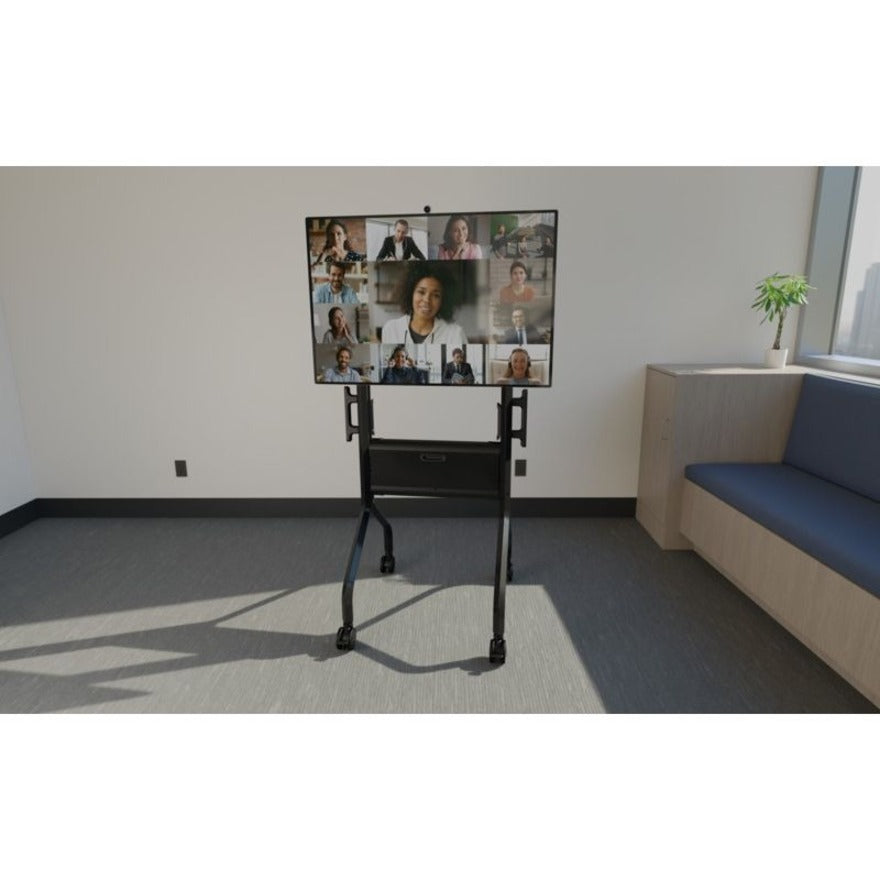 Chief Voyager Height Adjustable AV Cart - For 50-75" LCD Displays - Black