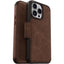 OtterBox Strada Carrying Case (Folio) Apple iPhone 14 Pro Max Smartphone Cash Card - Espresso (Brown)