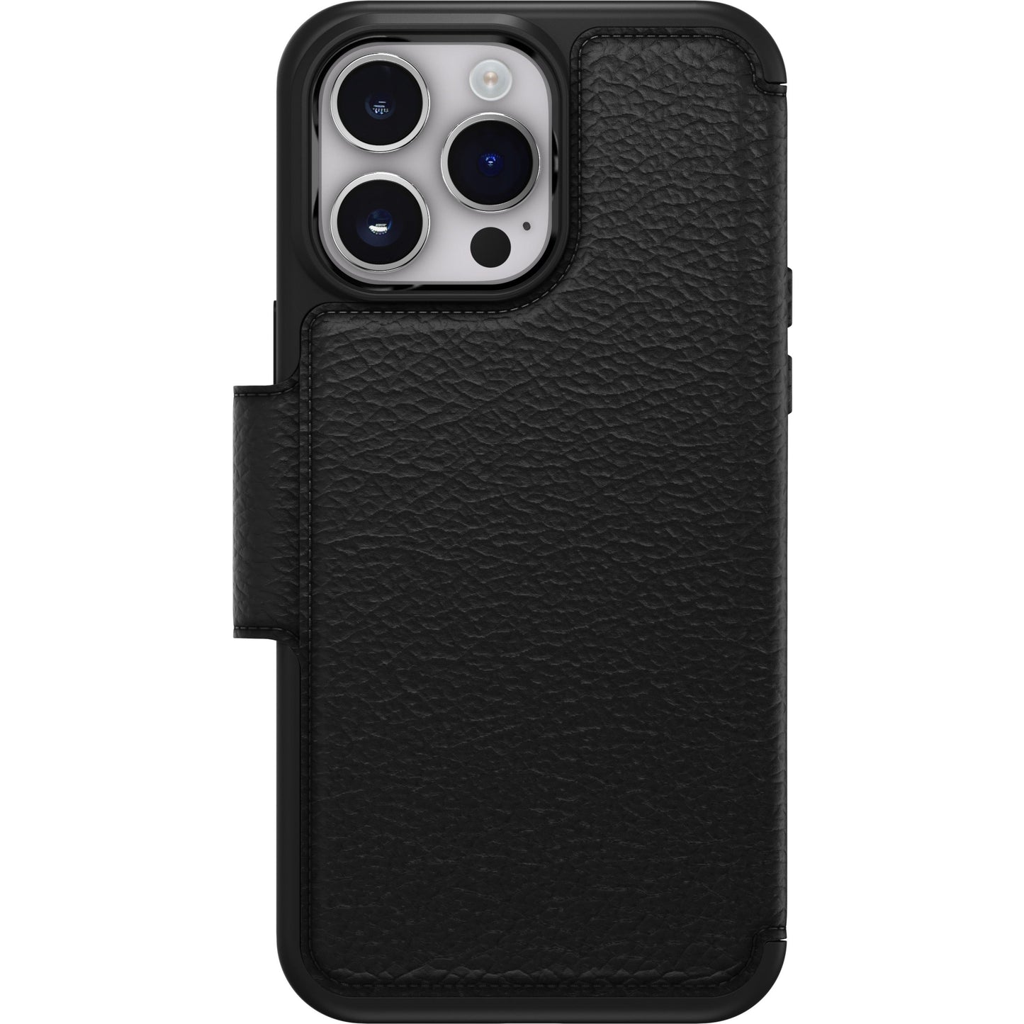 OtterBox Strada Carrying Case (Folio) Apple iPhone 14 Pro Max Cash Card Smartphone - Shadow Black