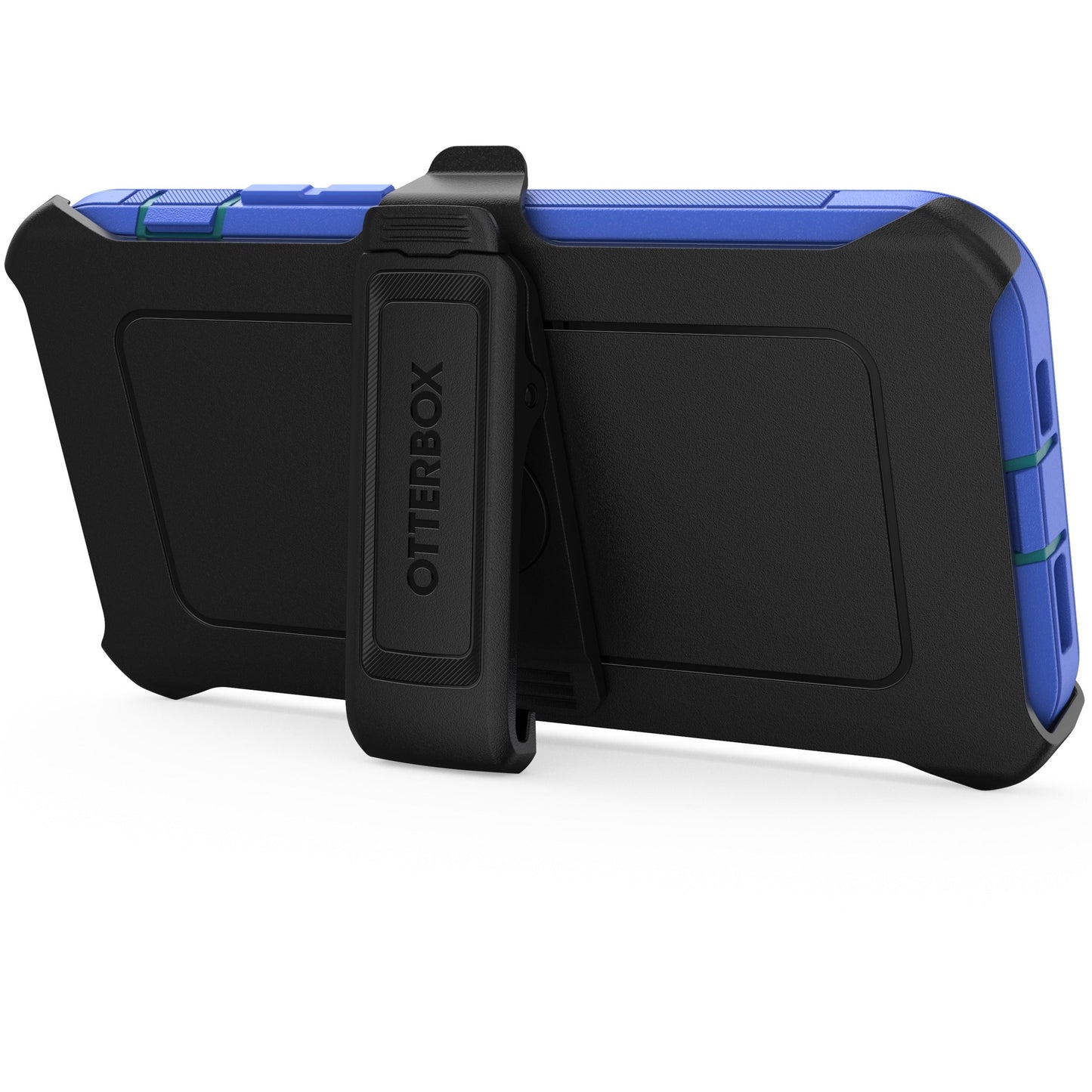 OtterBox Defender Series Pro Rugged Carrying Case (Holster) Apple iPhone 14 Plus Smartphone - Rain Check (Blue)
