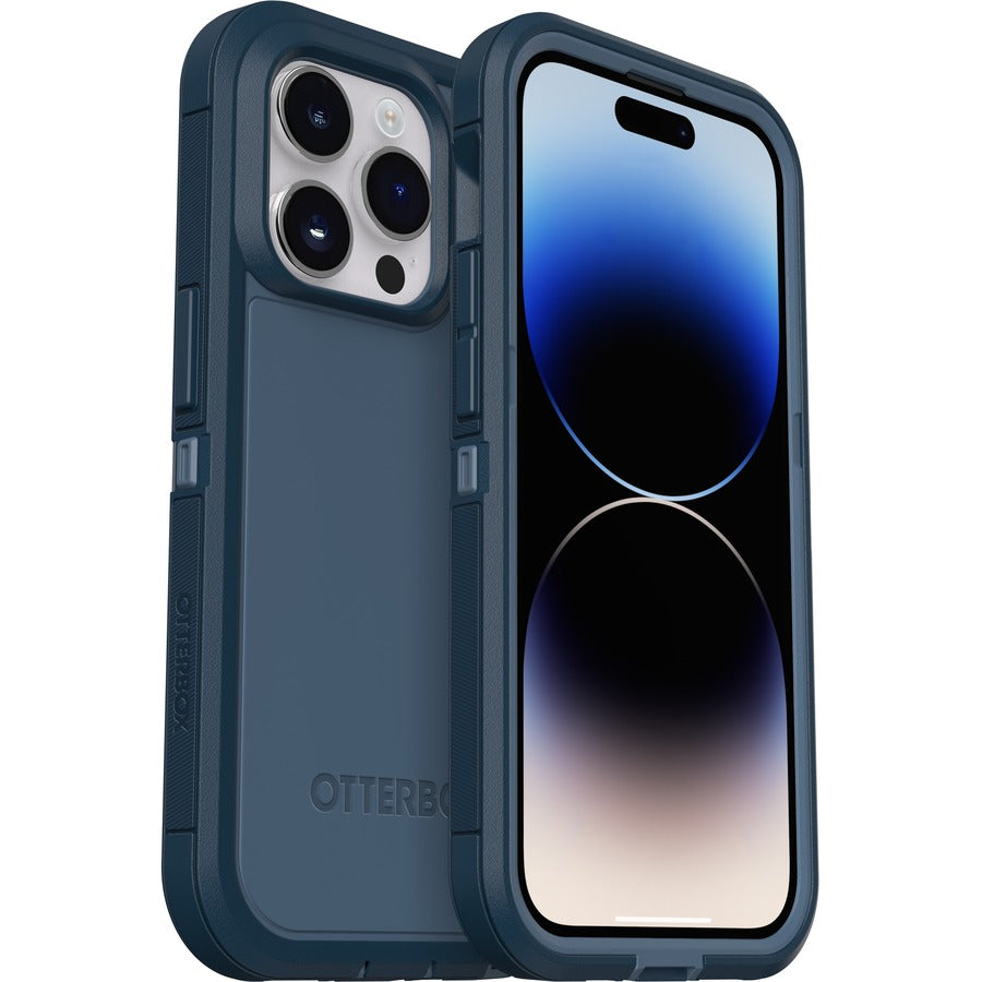OtterBox Defender Series XT Rugged Carrying Case Apple iPhone 14 Pro Smartphone - Open Ocean (Blue)
