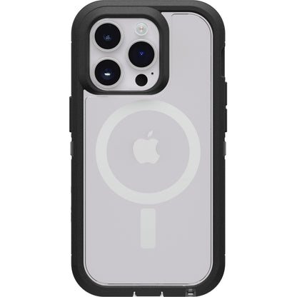 OtterBox Defender Series XT Rugged Carrying Case Apple iPhone 14 Pro Smartphone - Black Crystal (Clear/Black)