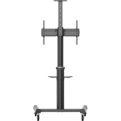 Tripp Lite Safe-IT Heavy-Duty Rolling Cart for 37" to 70" Displays UL Certified Antimicrobial Protection