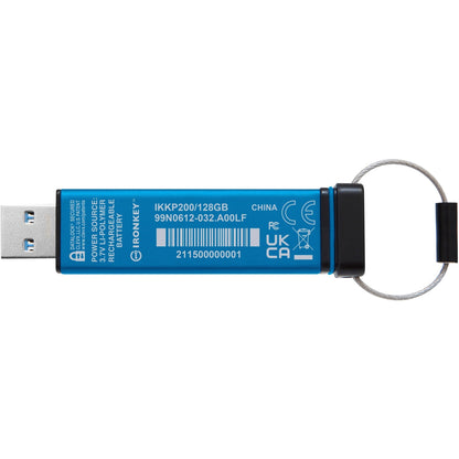 Kingston Keypad 200 128GB USB 3.2 (Gen 1) Type A Flash Drive
