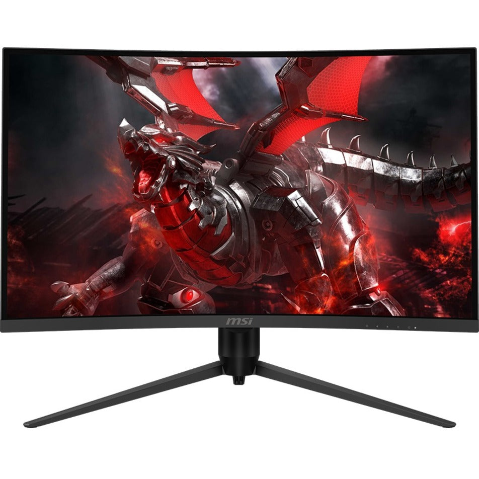 MSI Optix G271C E2 27" Full HD Curved Screen Gaming LCD Monitor - 16:9 - Metallic Black Red