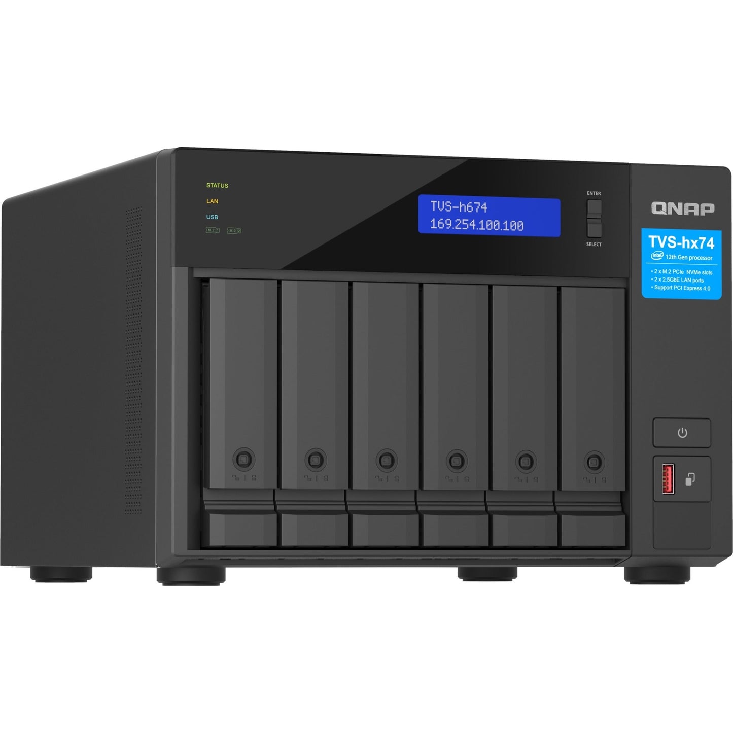 QNAP TVS-h674-i5-32G SAN/NAS Storage System
