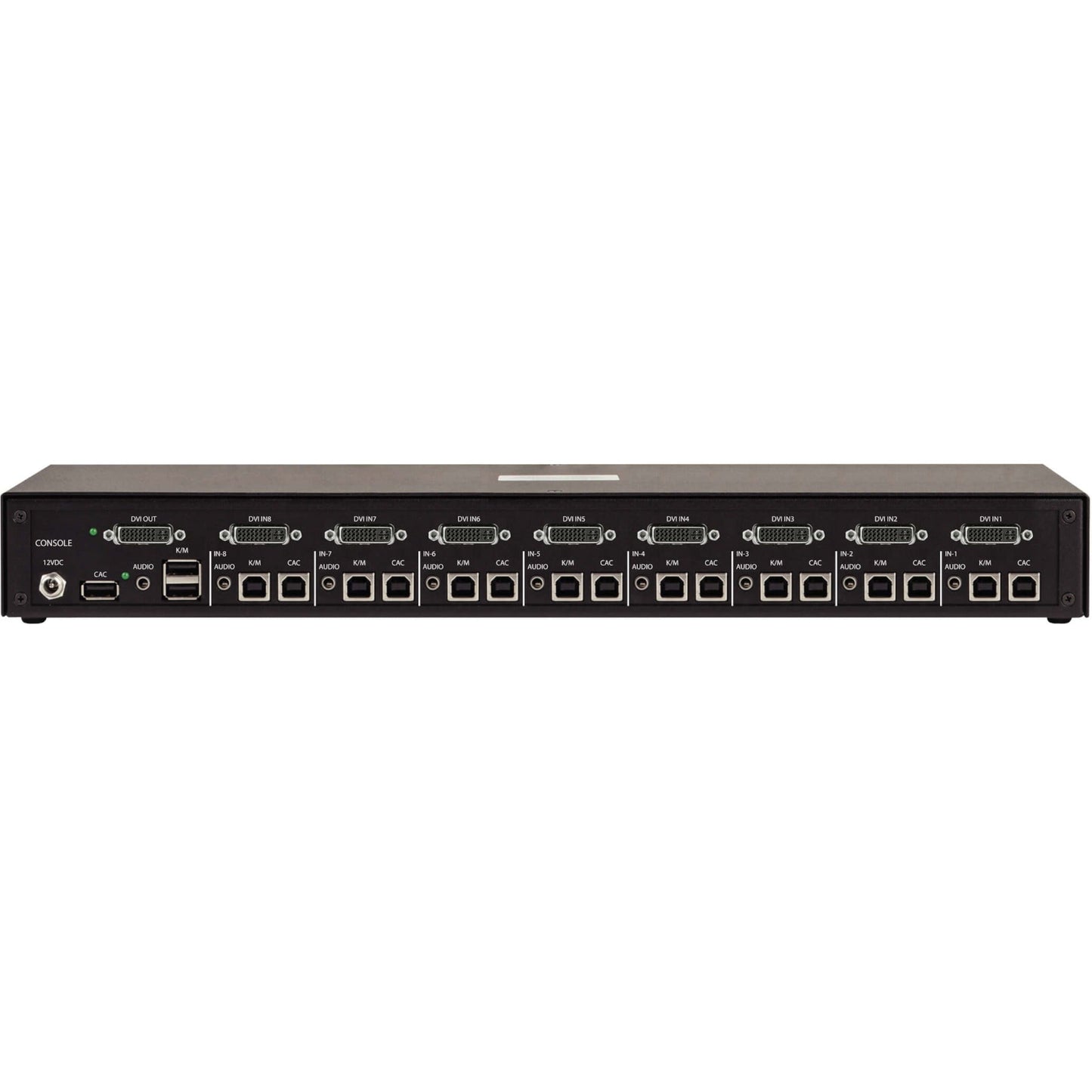 Tripp Lite Secure KVM Switch 8-Port Single Head DVI to DVI NIAP PP4.0 Audio CAC TAA