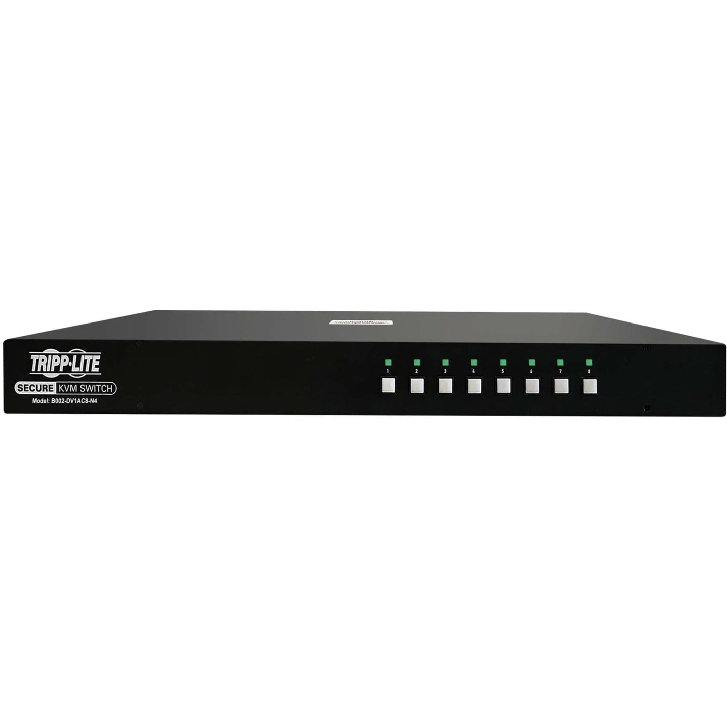 Tripp Lite Secure KVM Switch 8-Port Single Head DVI to DVI NIAP PP4.0 Audio CAC TAA