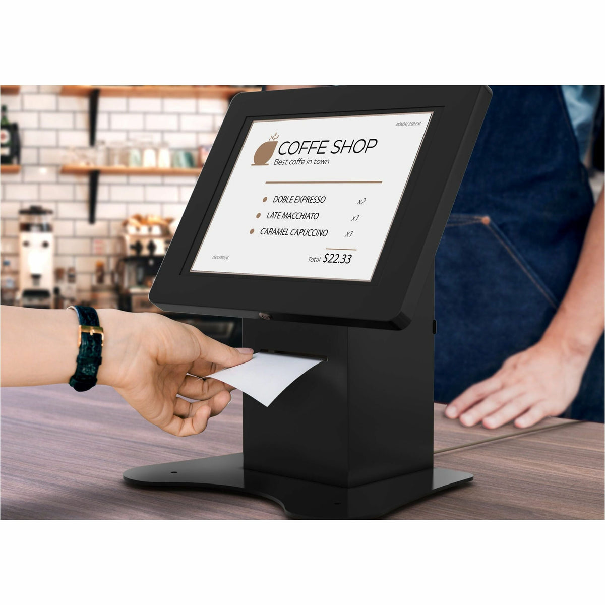 CTA Digital Universal Security Mount & Printer Shelf for iPad 10 9.7-11" Tablets