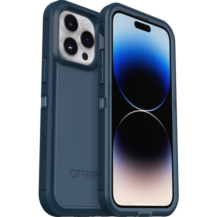 OtterBox Defender Series XT Rugged Carrying Case Apple iPhone 14 Pro Max Smartphone - Open Ocean (Blue)