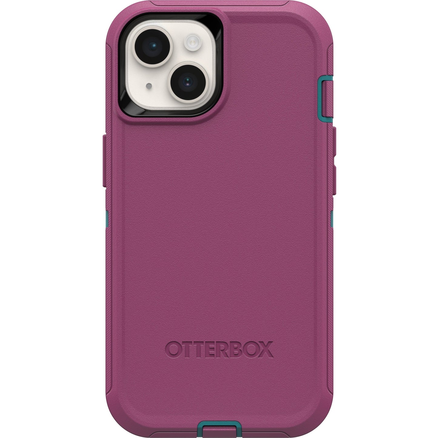 OtterBox Defender Rugged Carrying Case (Holster) Apple iPhone 14 iPhone 13 Smartphone - Canyon Sun (Pink)