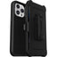 OtterBox Defender Carrying Case (Holster) Apple iPhone 14 Pro Max Smartphone - Black
