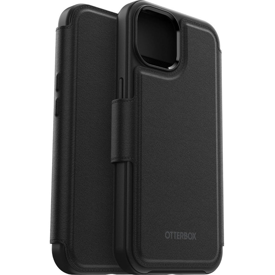 OtterBox Carrying Case (Folio) Apple iPhone 14 Business Card Smartphone Credit Card Cash - Shadow Black