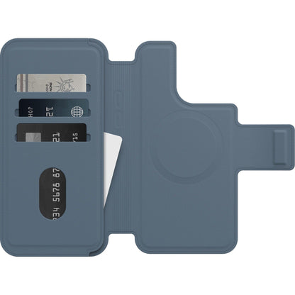 OtterBox Carrying Case (Folio) Apple iPhone 14 Pro Max Credit Card Cash Business Card Smartphone - Bluetiful (Blue)