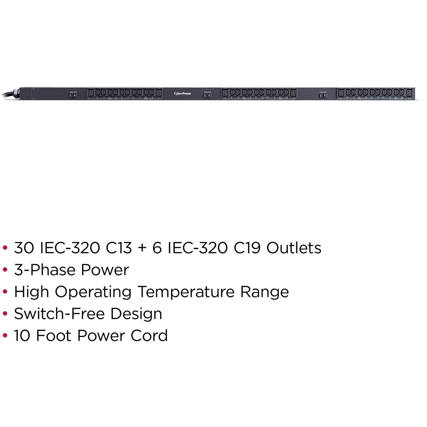 CyberPower PDU13104 36-Outlets PDU