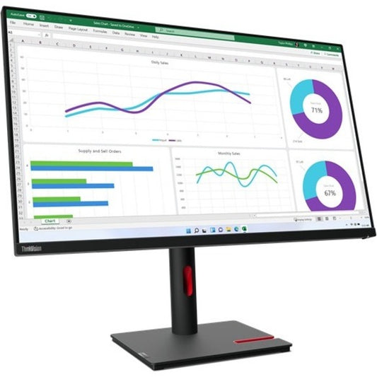 Lenovo ThinkVision T32h-30 31.5" WQHD LCD Monitor - 16:9