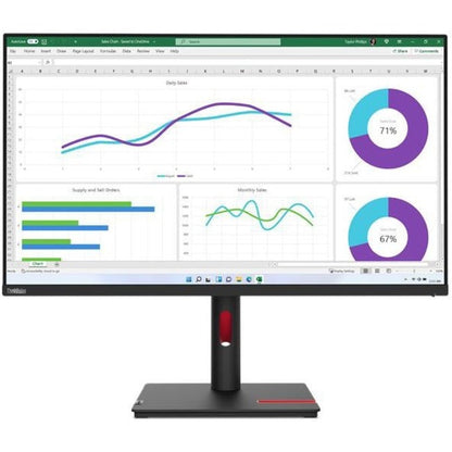 Lenovo ThinkVision T32h-30 31.5" WQHD LCD Monitor - 16:9