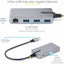 StarTech.com 3-Port USB Hub with Ethernet USB-A Ports Gigabit Ethernet/GbE 5Gbps Bus-Powered 1ft/30cm Cable Portable Laptop USB Hub