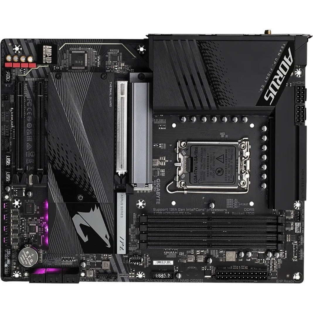 Aorus Z790 ELITE AX Desktop Motherboard - Intel Z790 Chipset - Socket LGA-1700 - ATX