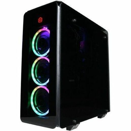 CyberPowerPC Gamer Supreme SLC10820CPGV2 Gaming Desktop Computer - AMD Ryzen 9 7900X Dodeca-core (12 Core) 4.70 GHz - 16 GB RAM DDR5 SDRAM - 2 TB HDD - 1 TB M.2 PCI Express NVMe SSD - Mid-tower - Black