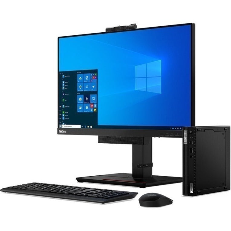 Lenovo ThinkCentre M75q Gen 2 11JN007FUS Desktop Computer - AMD Ryzen 3 PRO 5350GE Quad-core (4 Core) 3.60 GHz - 8 GB RAM DDR4 SDRAM - 256 GB M.2 PCI Express NVMe SSD - Tiny - Black