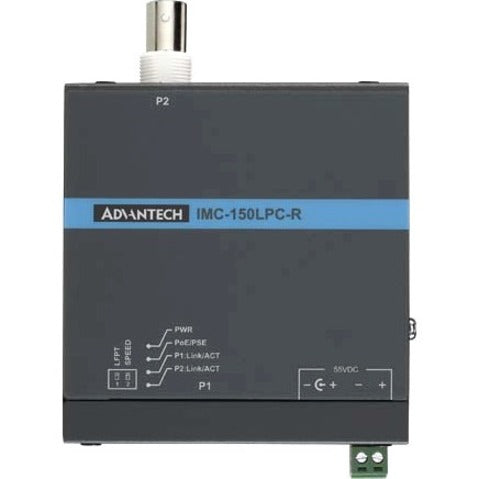 Advantech Hardened PoE Long Reach Ethernet Extender via Coaxial