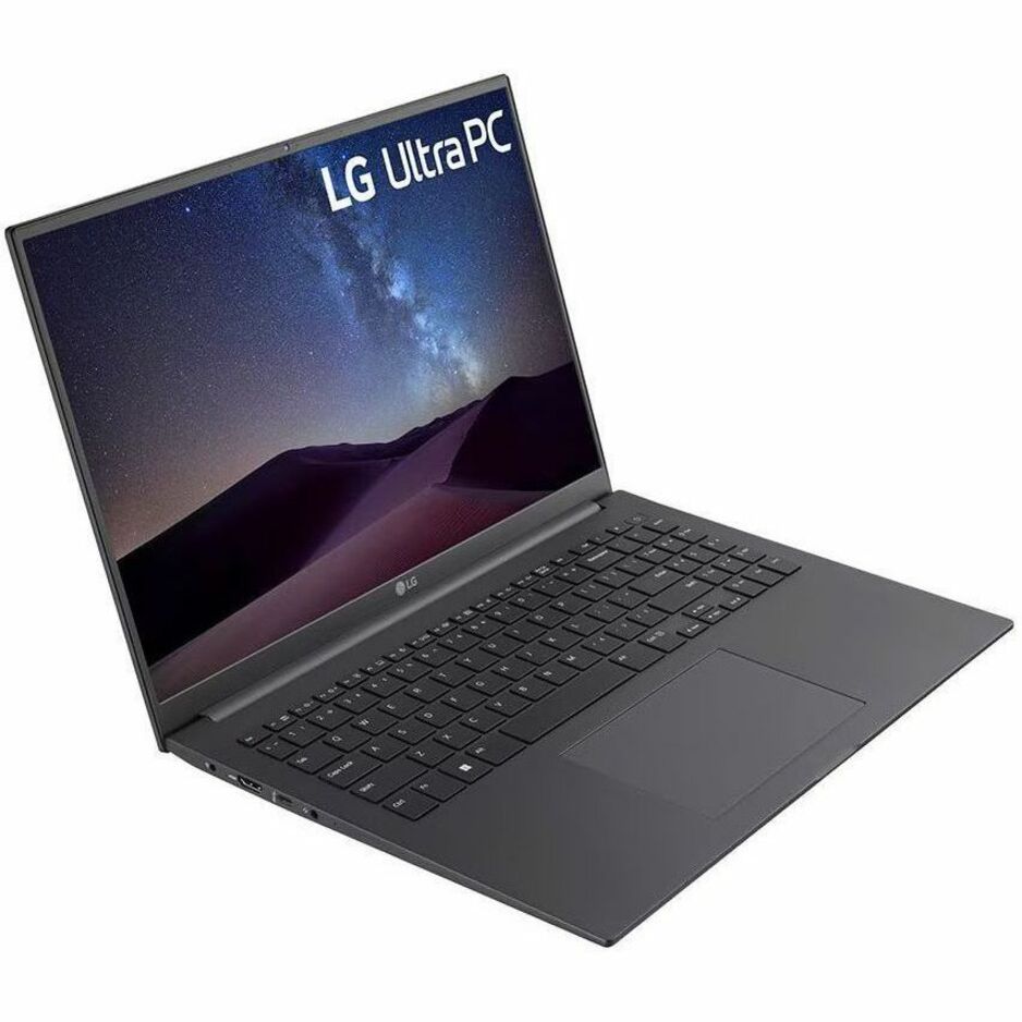 LG Ultra PC U 16U70Q-N.APC5U1 16" Notebook - WUXGA - 1920 x 1200 - AMD Ryzen 5 5625U Hexa-core (6 Core) 2.30 GHz - 8 GB Total RAM - 512 GB SSD - Charcoal Gray