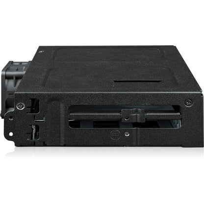 Icy Dock ToughArmor MB105VP-B Drive Enclosure for 5.25" PCI Express NVMe 4.0 U.2 U.3 - SFF-8654 SlimSAS Host Interface Internal - Black