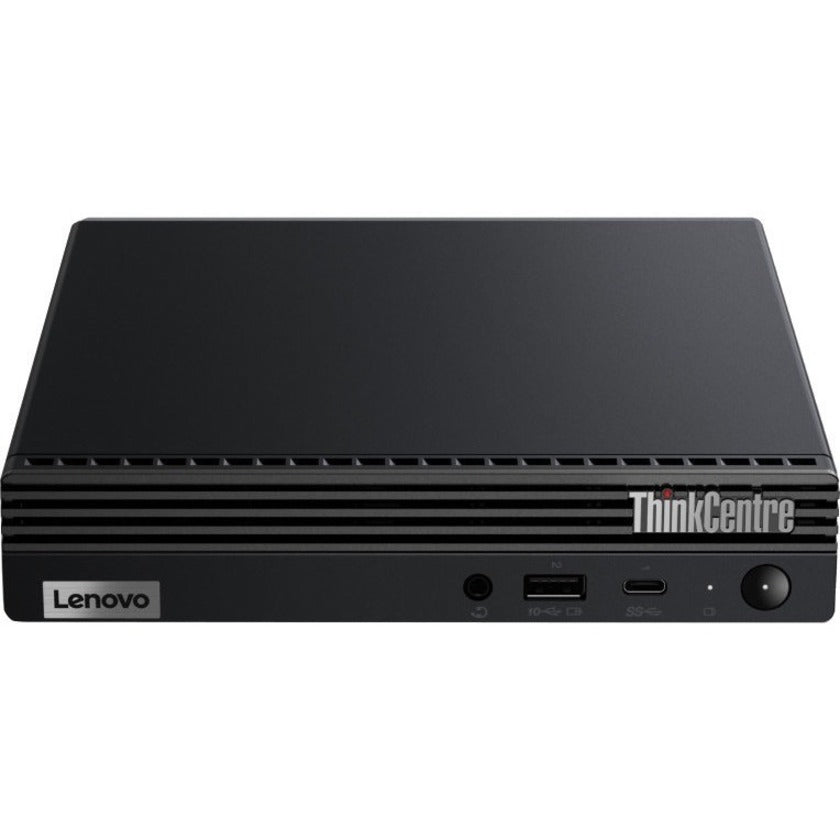 Lenovo ThinkCentre M70q Gen 3 11T300APUX Desktop Computer - Intel Core i3 12th Gen i3-12100T Quad-core (4 Core) 2.20 GHz - 8 GB RAM DDR4 SDRAM - 256 GB M.2 PCI Express NVMe 4.0 x4 SSD - Tiny - Black