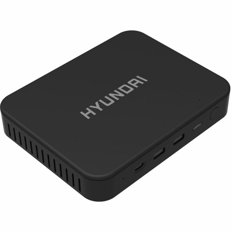 Hyundai Mini PC Windows 11 Pro Intel N4020 4GB RAM 128GB Storage Supports 2.5" SATA & M.2 SSD Slot USB-C Dual Monitor Support 4K UHD Fanless Vesa Mount Included AC WiFi