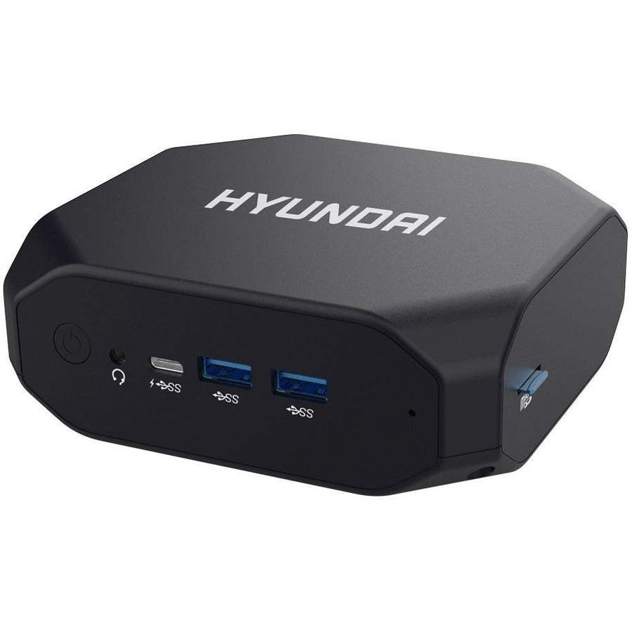 Hyundai Mini PC Windows 10 Pro Intel Core-i3 8GB RAM 256GB M.2 SSD 2 HDMI Ports Supports 2.5" SATA SSD Slot VESA Mount Included AC WiFi