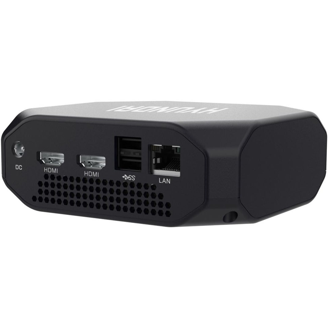 Hyundai Mini PC Windows 10 Pro Intel Core-i3 8GB RAM 256GB M.2 SSD 2 HDMI Ports Supports 2.5" SATA SSD Slot VESA Mount Included AC WiFi