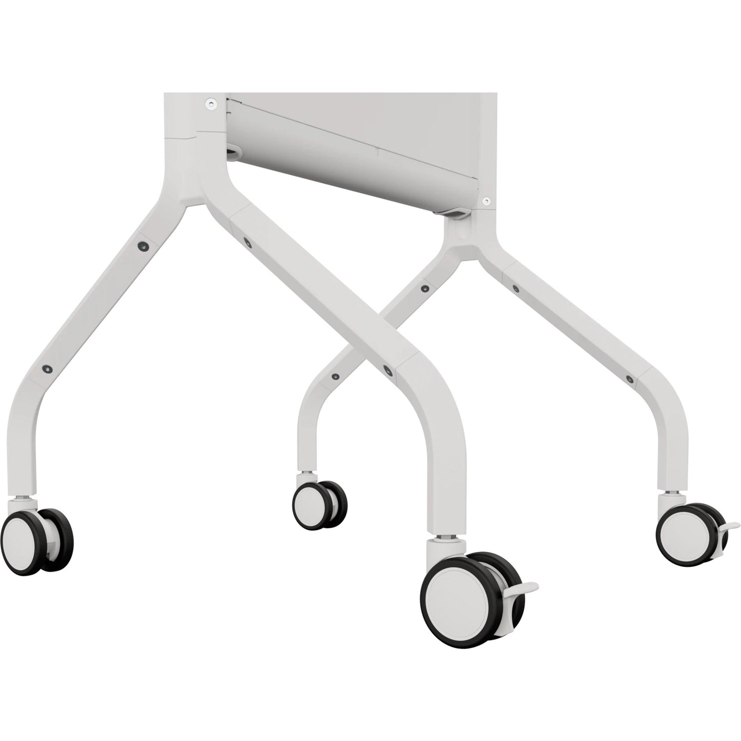 Chief Voyager Manual Height Adjustable Mobile Display Cart - For Displays 50-85" - White