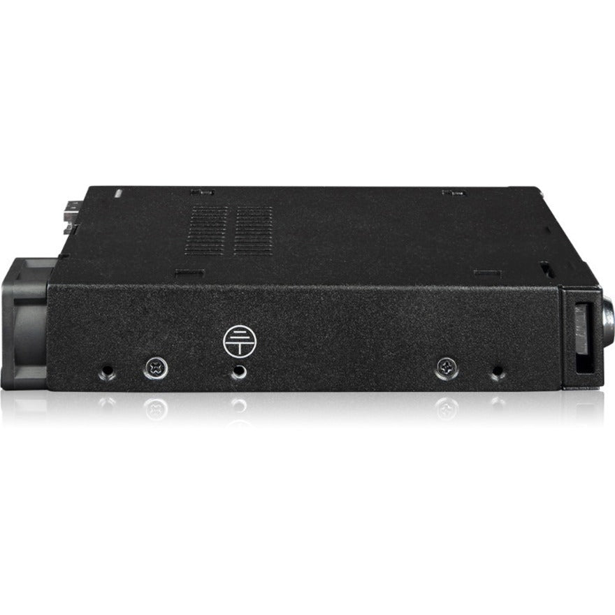 Icy Dock ToughArmor MB092VK-B Drive Enclosure for 3.5" PCI Express NVMe 4.0 U.2 U.3 - SFF-8654 SlimSAS Host Interface Internal - Black