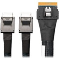 Icy Dock SlimSAS 8i SFF-8654 to 2x OCuLink 4i SFF-8611 Cable - 0.5M