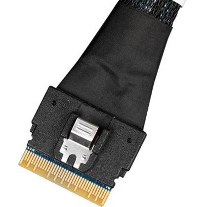 Icy Dock SlimSAS 8i SFF-8654 to 2x OCuLink 4i SFF-8611 Cable - 0.5M